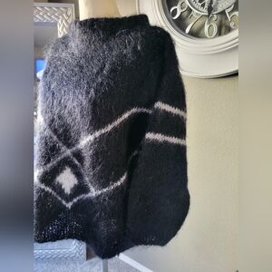 Vintage Black and White Sweater